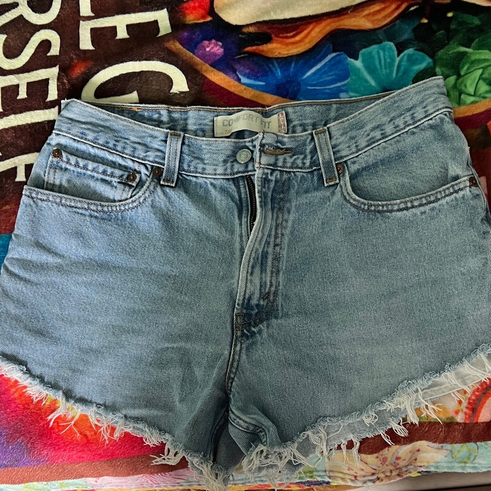 Levi's Light Blue Jean Shorts for Women